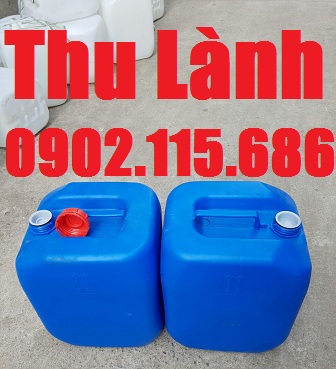   Can nhựa 20 lít vuông sản xuất từ nhựa nguyên sinh HDPE