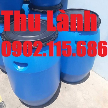 Thùng phuy nhựa 100 lít nắp mở làm từ nhựa HDPE