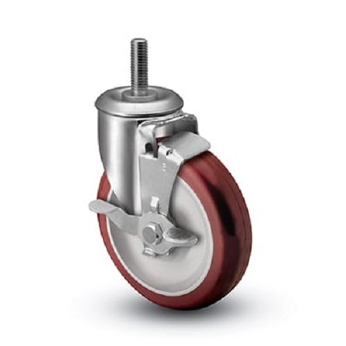 Bánh xe đẩy PU, bánh xe đẩy hàng công nghiệp