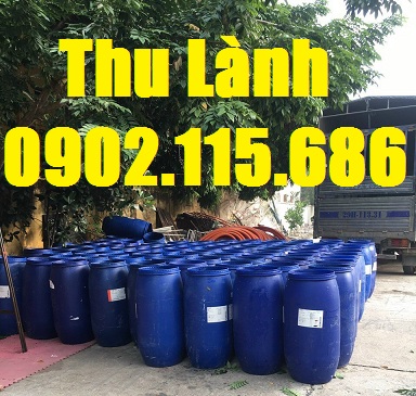 Thùng phuy nhựa 150 lít nắp mở làm từ nhựa HDPE