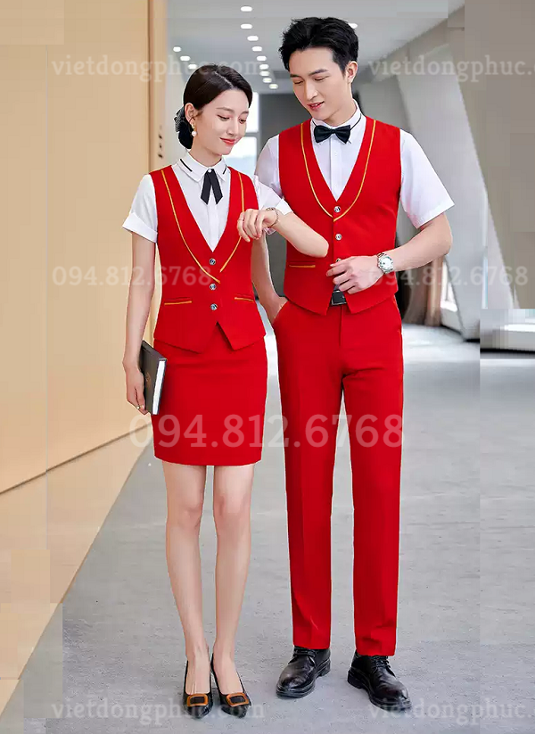 Nhận may gile nữ cong sở thời trang, cao cấp