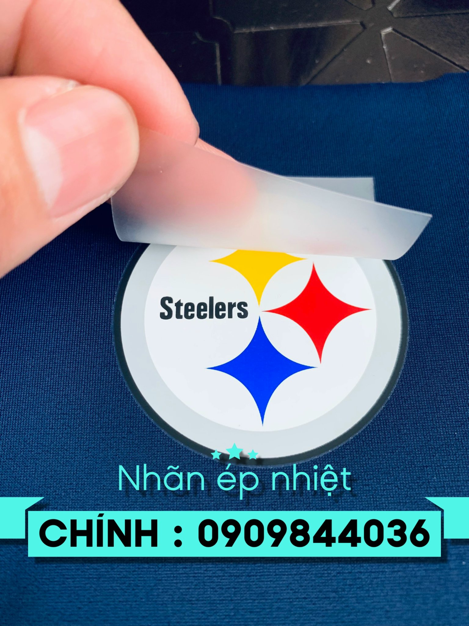 nhãn ép nhiệt quần áo thể thao- thời trang- giày dép, mũ nón 