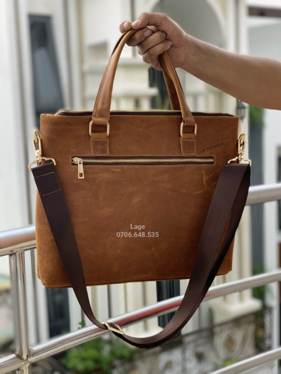 Túi laptop doanh nhân da bò. Giá sale sỉ 950k