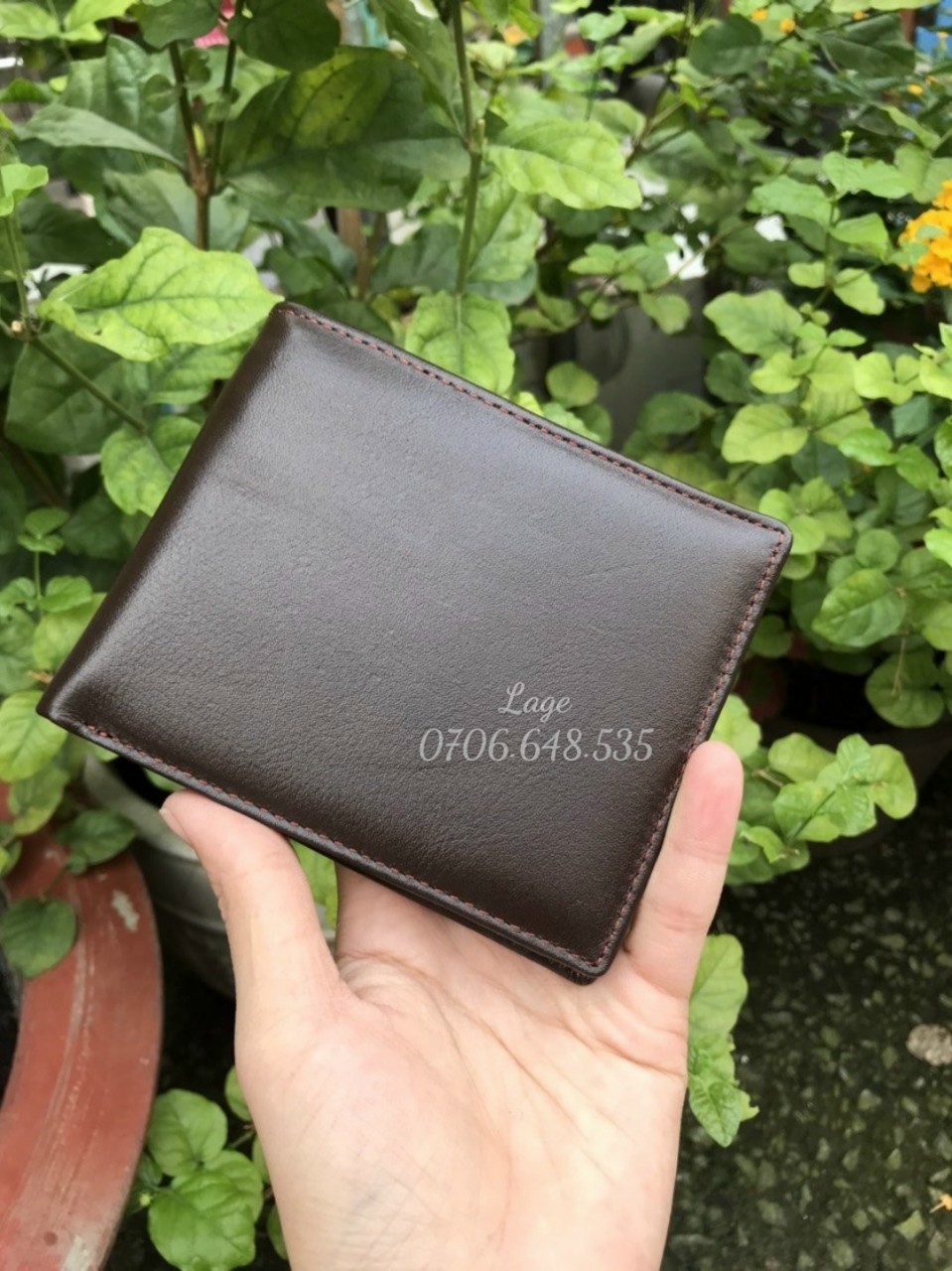 Ví da bò Nappa độn form. Giá sỉ xưởng 1xx