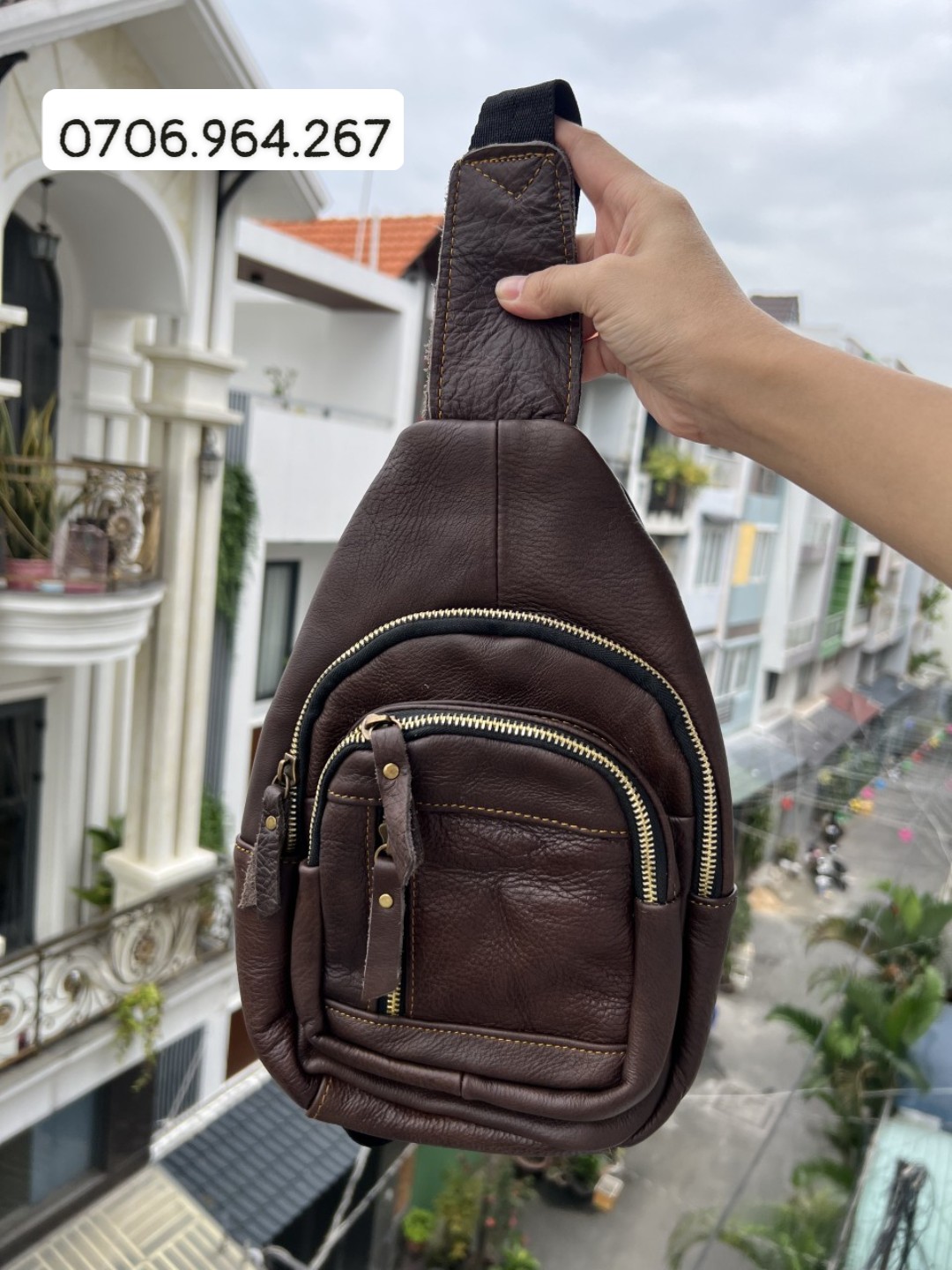 túi đeo chéo da bò (bán sỉ tận xưởng không qua trung gian)