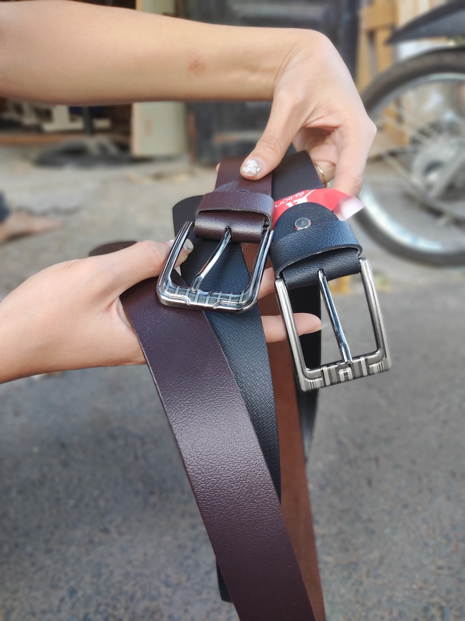 Dây Lưng simili đầu kim (bán sỉ tận xưởng)