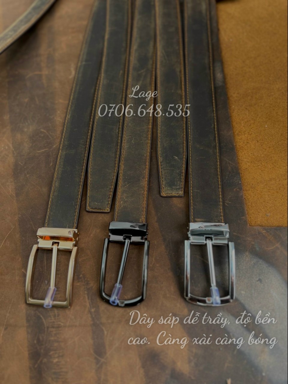 Dây da bò SÁP Mexico, BH 2 năm. Giá sỉ 1xx