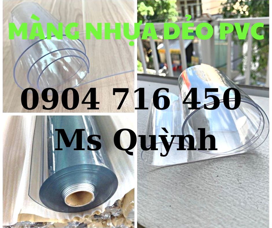 Kho sỉ màng nhựa dẻo PVC đủ màu và kích thước