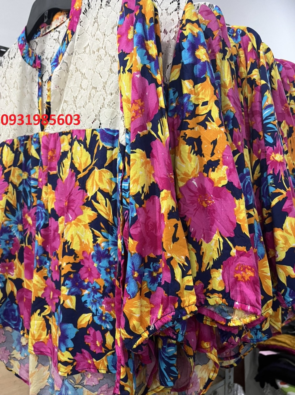 BÁN SỈ ÁO TOLE HOA XUẤT KHẨU, GIÁ RẺ 25K