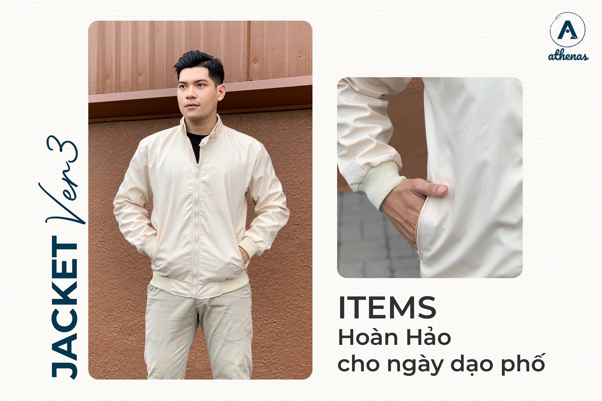 JACKET V3  ITEMS HOÀN HẢO CHO NGÀY DẠO PHỐ