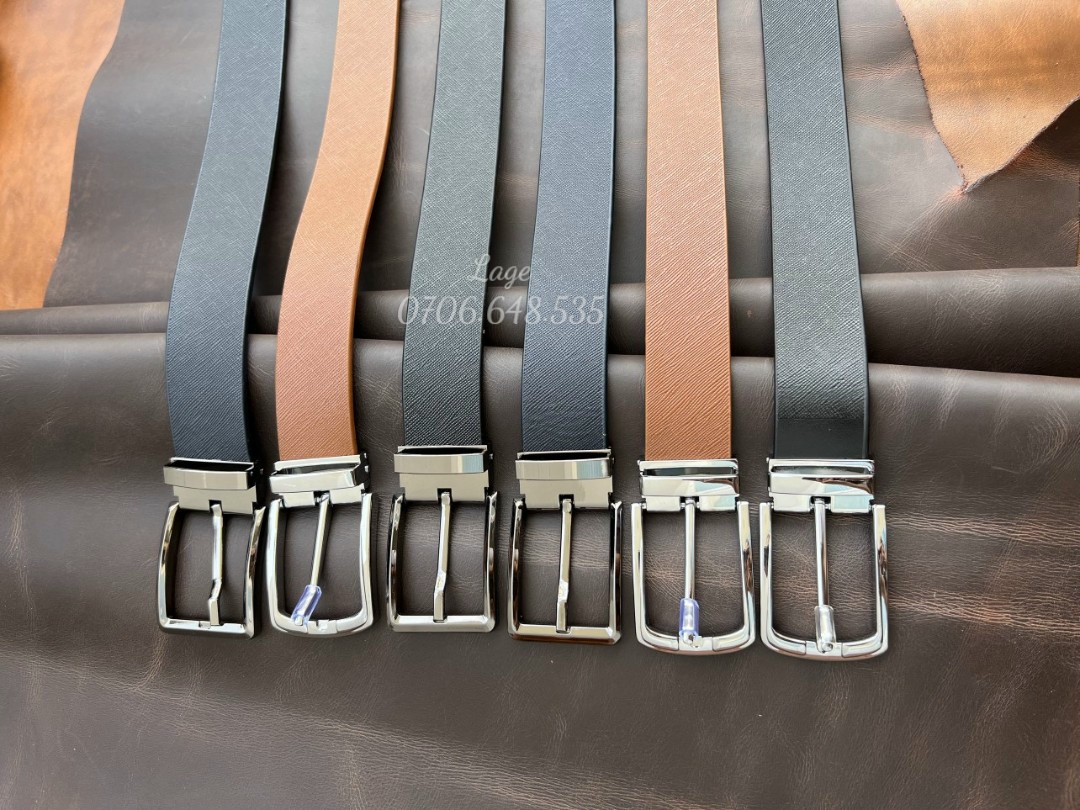 Dây da bò saffiano kẹp kim. Đi sỉ giá tốt