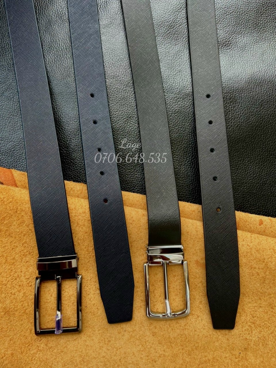 Dây da bò saffiano kẹp kim. Đi sỉ giá tốt