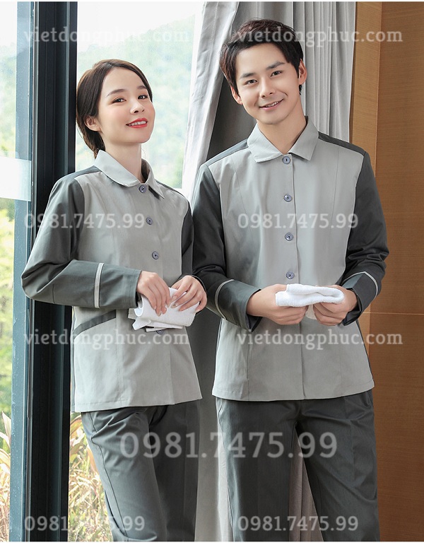Xưởng may đồng phục buồng phòng thời trang, giá rẻ nhất