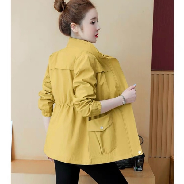 Áo Khoác Nữ Kaki 2 Lớp Cá Tính Siêu Đẹp Hot Trend