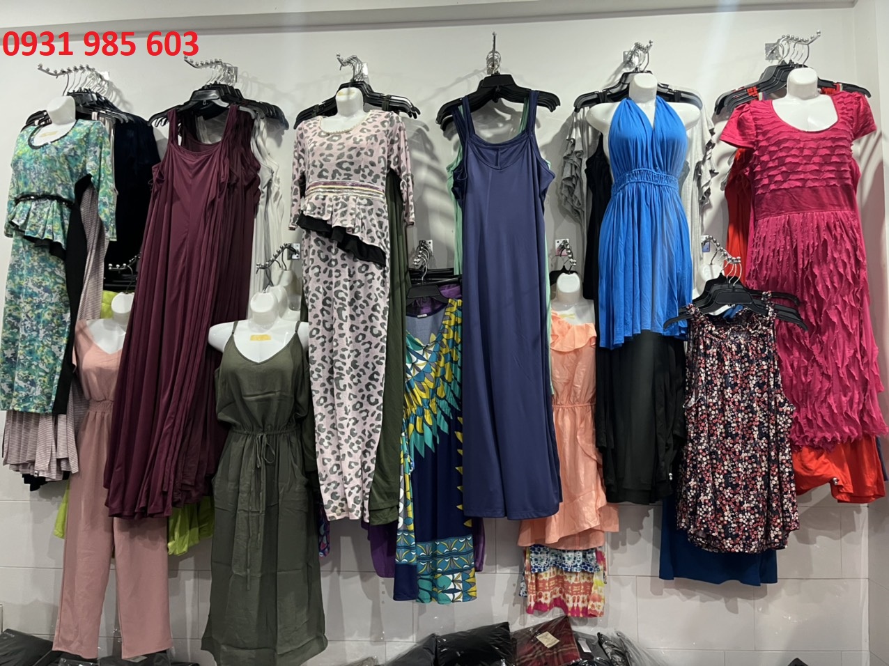CHUYÊN BÁN SỈ LÔ ĐẦM MAXI XUẤT KHẨU DƯ MÙA HÈ, GIÁ SIÊU RẺ