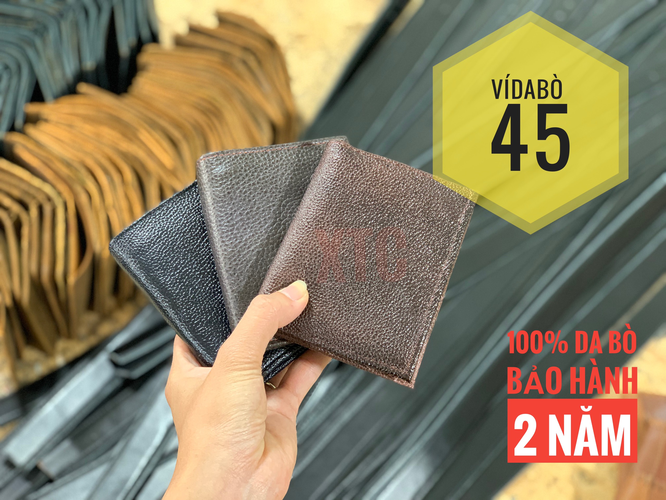 xưởng xuất sỉ thắt lưng da, ví da giá sale siêu hot