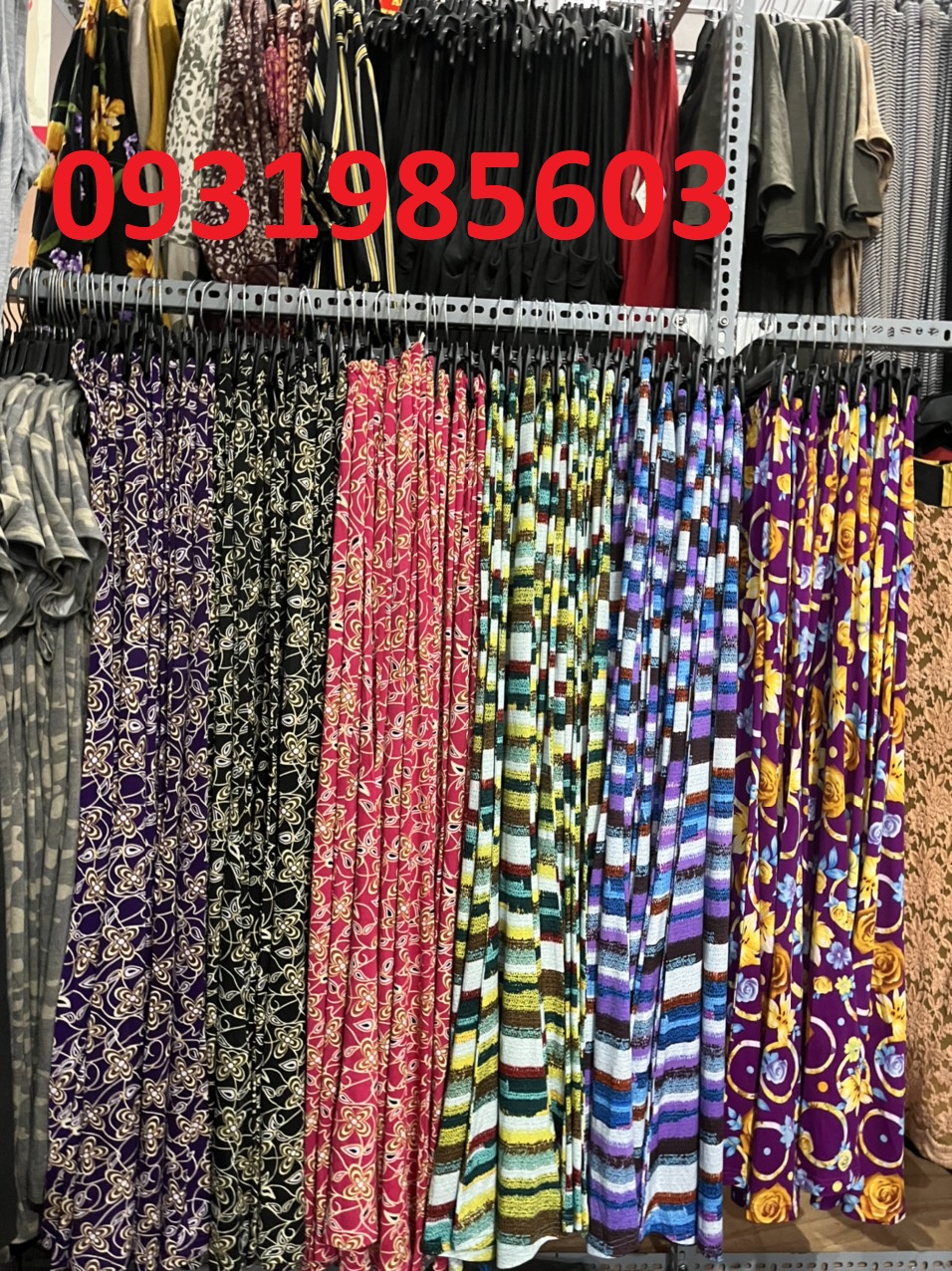 BÁN LÔ VÁY ĐẦM MAXI XUẤT KHẨU DƯ, KIỂU ZICZAC, GIÁ SỈ CỰC RẺ 48K