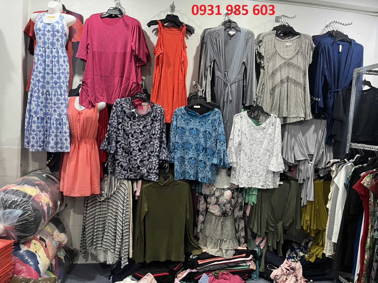 ÁO ĐẦM DÂY YẾM MÀU CAM XUẤT KHẨU DƯ, GIÁ SIÊU RẺ 2X