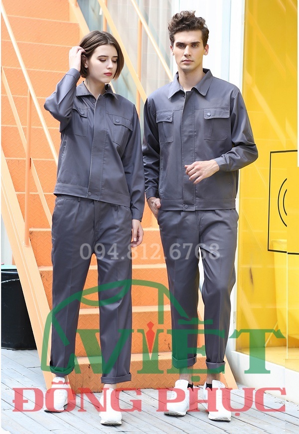 Xưởng may quần áo bảo hộ công nhân thời trang, giá rẻ