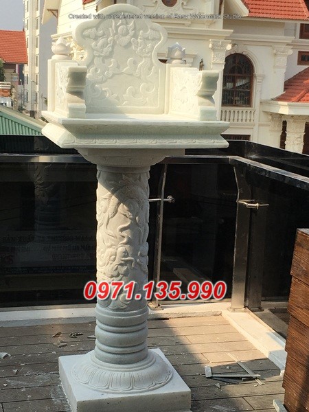 Mẫu cây hương bằng đá đẹp bán tại đà nẵng 79