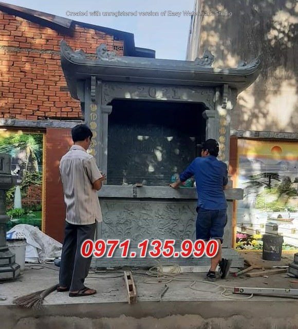 Mẫu miếu thờ bằng đá đẹp bán tại quảng bình 43