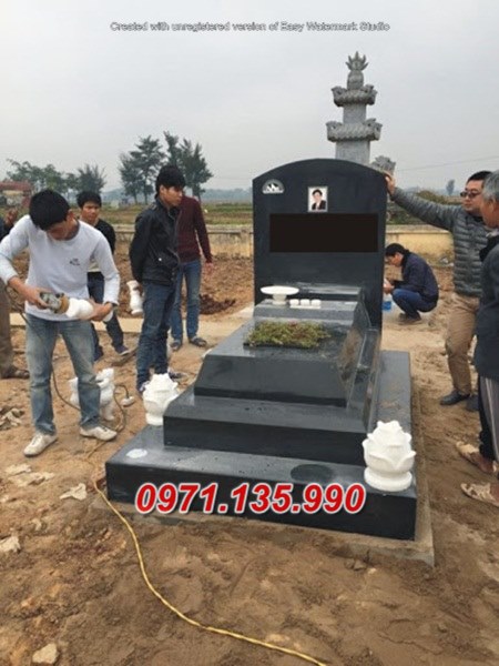 Mẫu mộ đá hoa cương đẹp bán tại đà nẵng - mộ đá để tro cốt