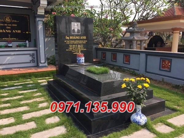 Mẫu mộ đá hoa cương đẹp bán tại kon tum - mộ đá để tro cốt