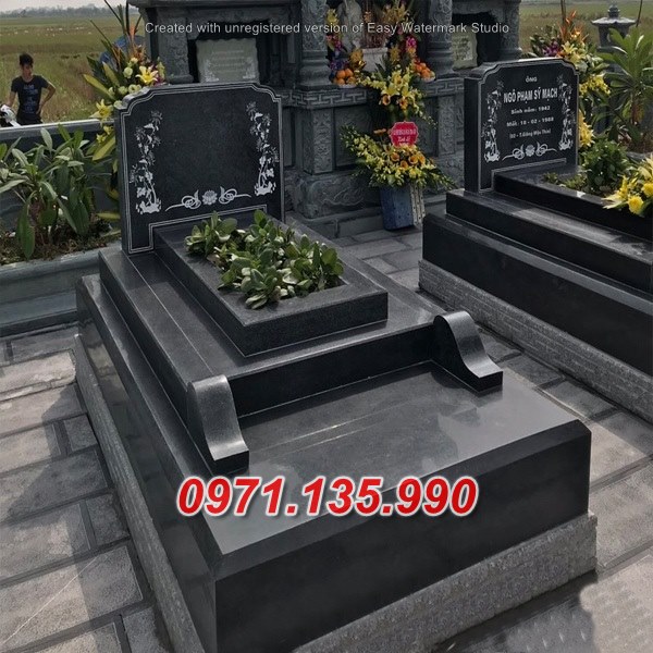 Mẫu mộ đá hoa cương đẹp bán tại kon tum - mộ đá để tro cốt