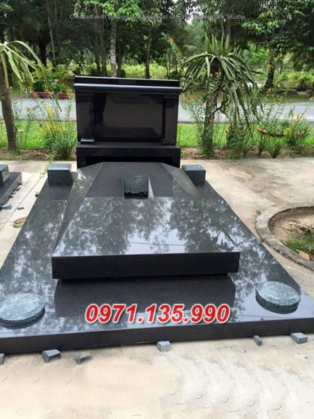 Mẫu mộ đá hoa cương đẹp bán tại kon tum - mộ đá để tro cốt