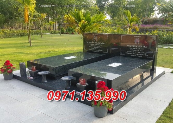 Mẫu mộ đá hoa cương đẹp bán tại phú yên - mộ đá để tro cốt