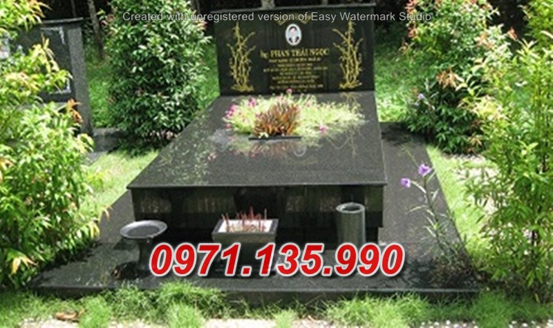 Mẫu mộ đá hoa cương đẹp bán tại quảng bình