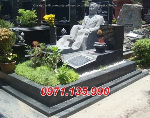 Mẫu mộ đá hoa cương đẹp bán tại hà giang - mộ đá