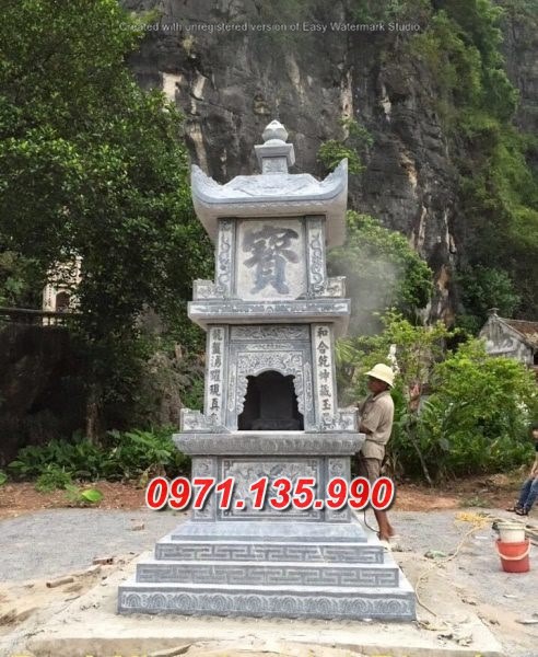 Mẫu mộ tháp phật giáo bằng đá đẹp bán tại tiền giang - tháp mộ sư