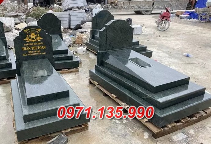 Mẫu mộ đá tam cấp để tro cốt đẹp bán tại sài gòn - mộ đơn giản