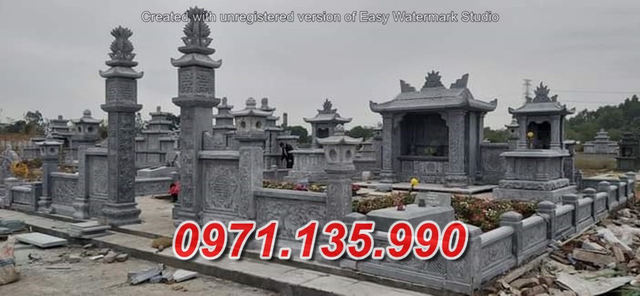 Mẫu nghĩa trang để tro cốt bằng đá đẹp bán tại kiên giang - nhà mồ đá
