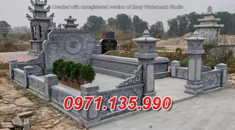 Mẫu nghĩa trang để tro cốt bằng đá đẹp bán tại kiên giang - nhà mồ đá