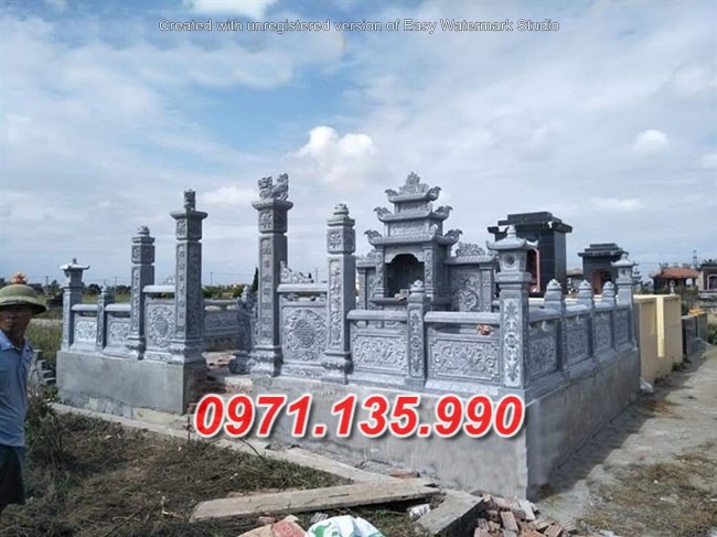 Mẫu nhà mồ đá để tro cốt đẹp bán tại tây ninh - lăng mộ dòng họ
