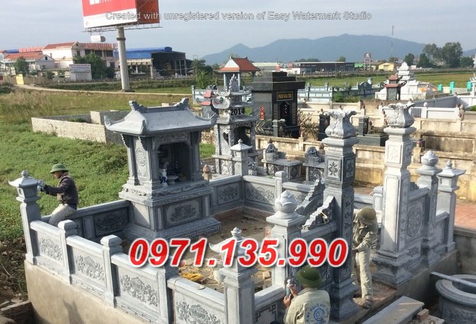 Mẫu nhà mồ đá để tro cốt đẹp bán tại tây ninh - lăng mộ dòng họ
