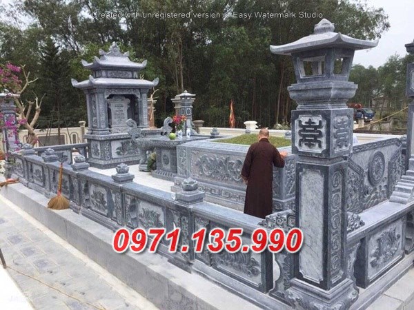 Mẫu nhà mồ đá để tro cốt đẹp bán tại tây ninh - lăng mộ dòng họ