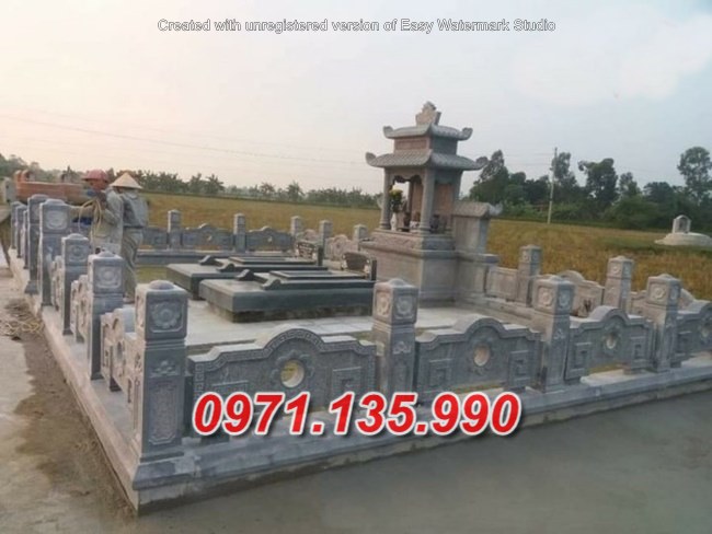 Mẫu nhà mồ đá để tro cốt đẹp bán tại tây ninh - lăng mộ dòng họ