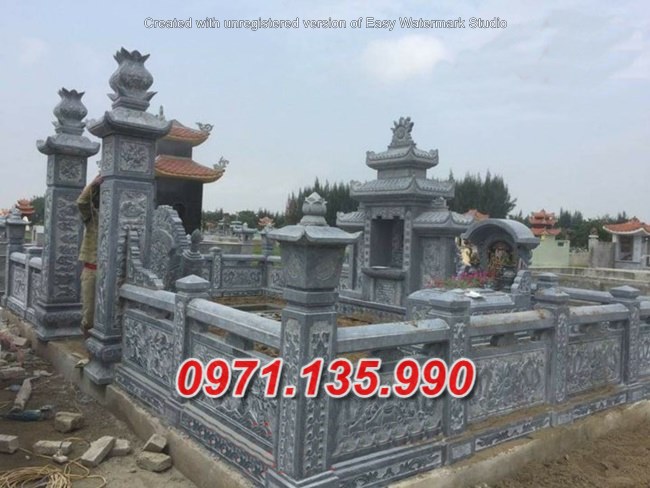 Mẫu nhà mồ đá để tro cốt đẹp bán tại tây ninh - lăng mộ dòng họ