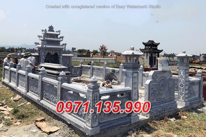 mẫu nghĩa trang đá để tro cốt đẹp bán tại TP HCM - lăng mộ dòng họ