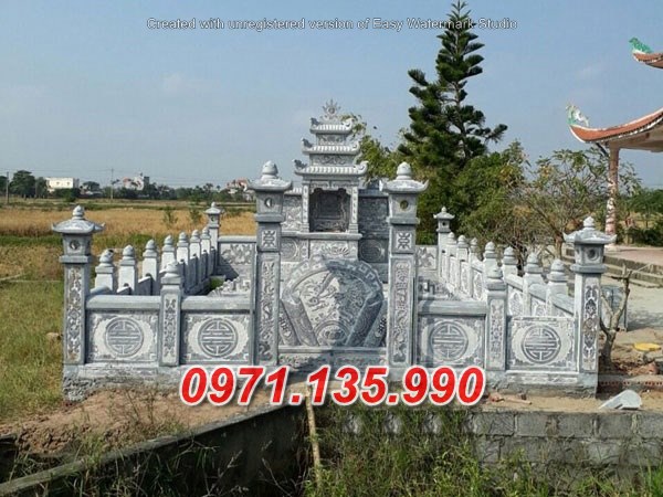mẫu nghĩa trang đá để tro cốt đẹp bán tại TP HCM - lăng mộ dòng họ