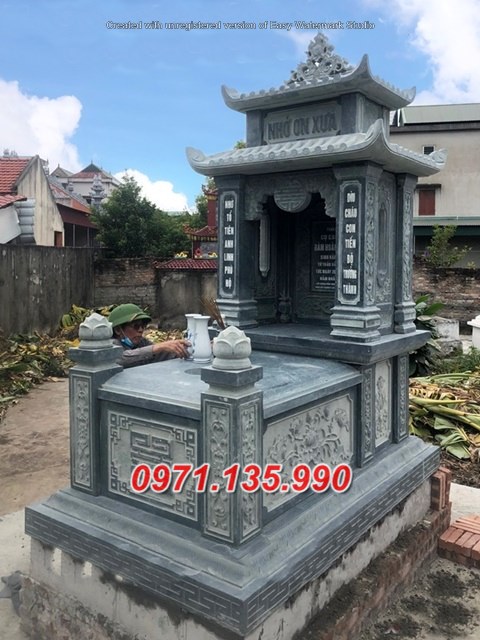 Mẫu mộ đá để tro cốt đẹp bán tại vũng tàu - mộ đá quây mộ đá chụp