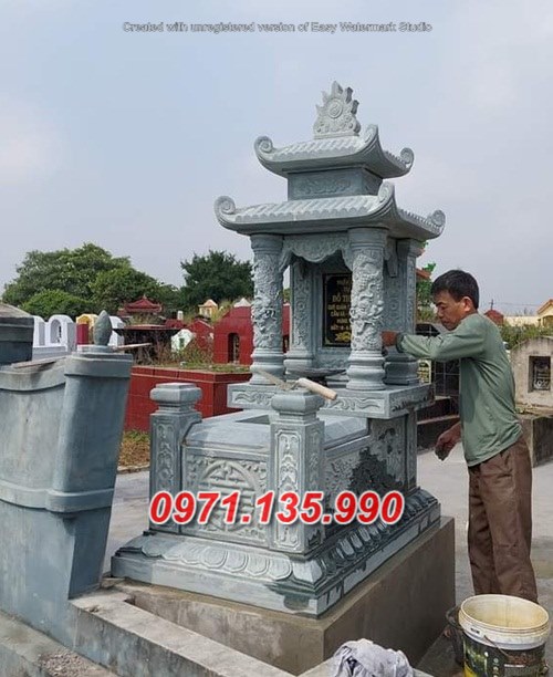 Mẫu mộ đá để tro cốt đẹp bán tại đà nẵng - mộ đá quây mộ đá chụp