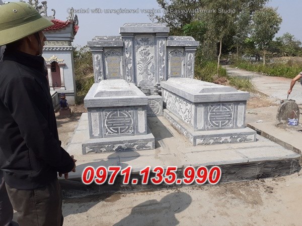 Mẫu mộ đá để tro cốt đẹp bán tại đà nẵng - mộ đá quây mộ đá chụp