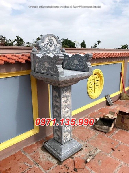 Mẫu miếu thờ ngoài trời bằng đá đẹp bán tại Vũng Tàu - bàn thờ thiên