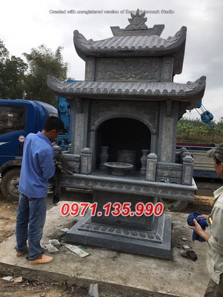 Mẫu miếu thờ thần linh bằng đá đẹp bán tại Sóc Trăng - Bàn thờ thiên