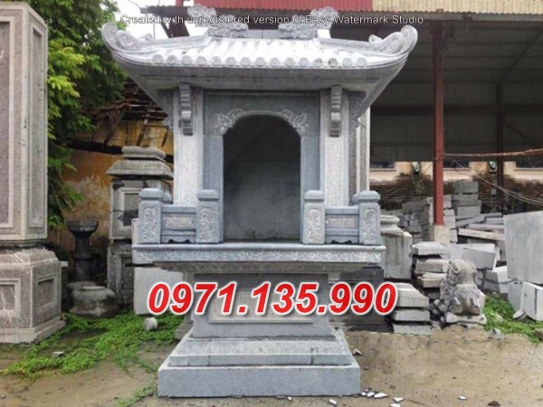 Mẫu miếu thờ thần linh bằng đá đẹp bán tại Sóc Trăng - Bàn thờ thiên