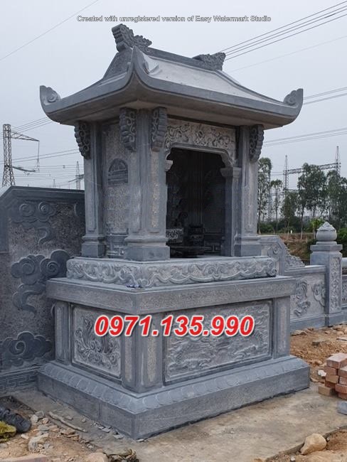 Mẫu miếu thờ thần linh bằng đá đẹp bán tại Sóc Trăng - Bàn thờ thiên